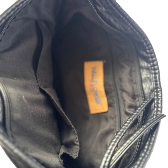 Wallflower Slouchy Black Faux Leather Crossbody - Picture 10 of 10